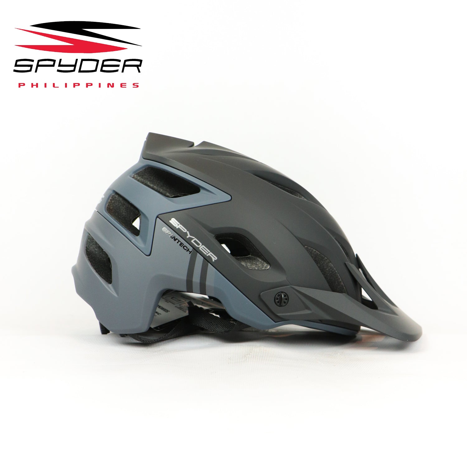 Spyder SpinTech MTB Bike Helmet with MagLock Ultra-Lightweight Black/Gray