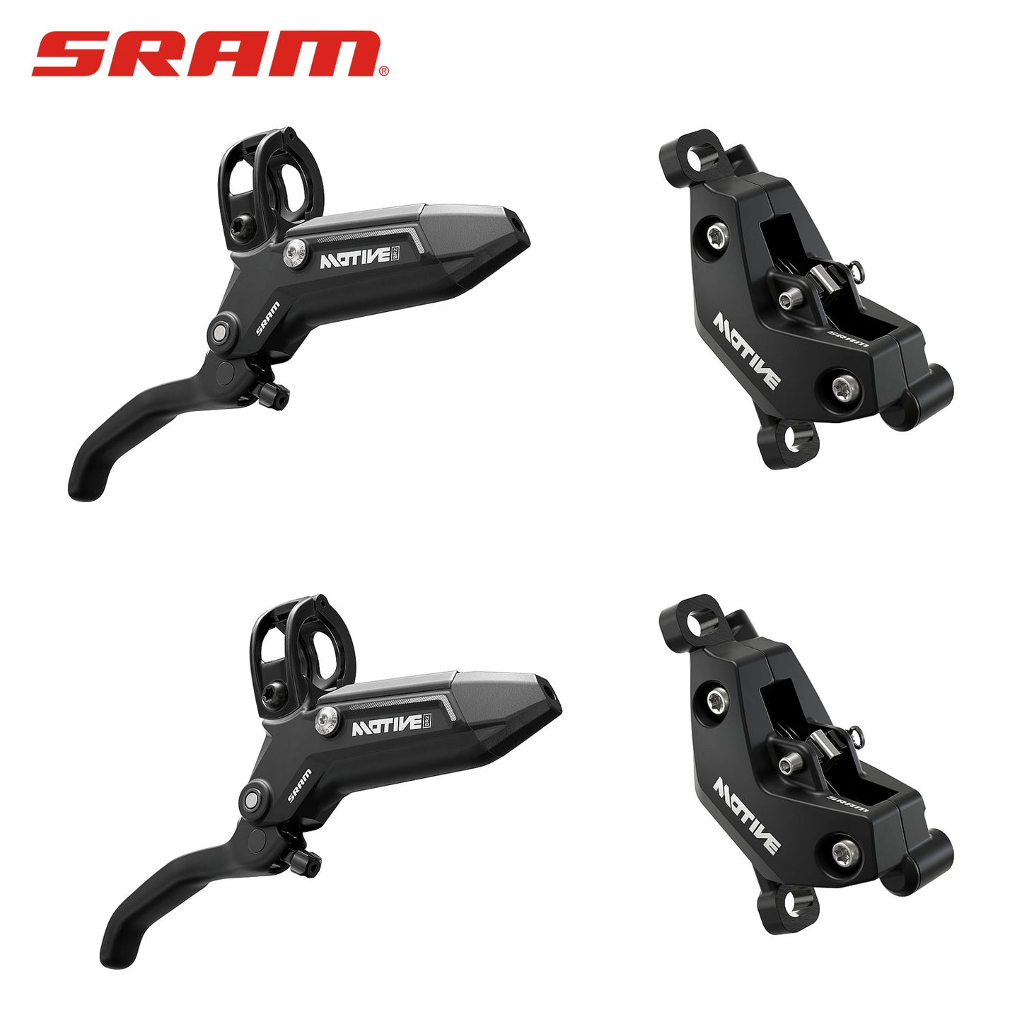 SRAM Motive Bronze DB-MOTV-BRZ-A1 DIR950/2000 4-Piston A1 MTB Disc Brake Set