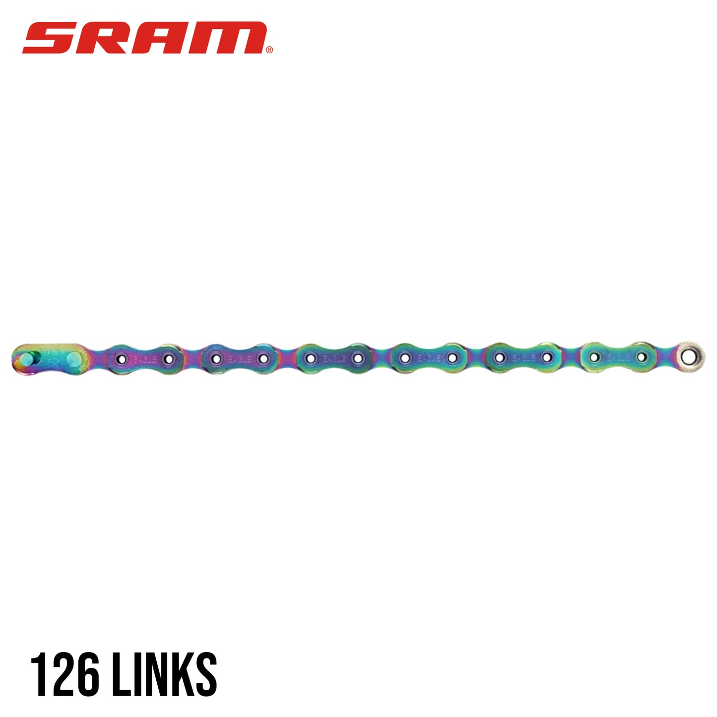 SRAM XX1 Eagle CN-EAGL-XX1-A2 12-Speed Bike Chain - Rainbow