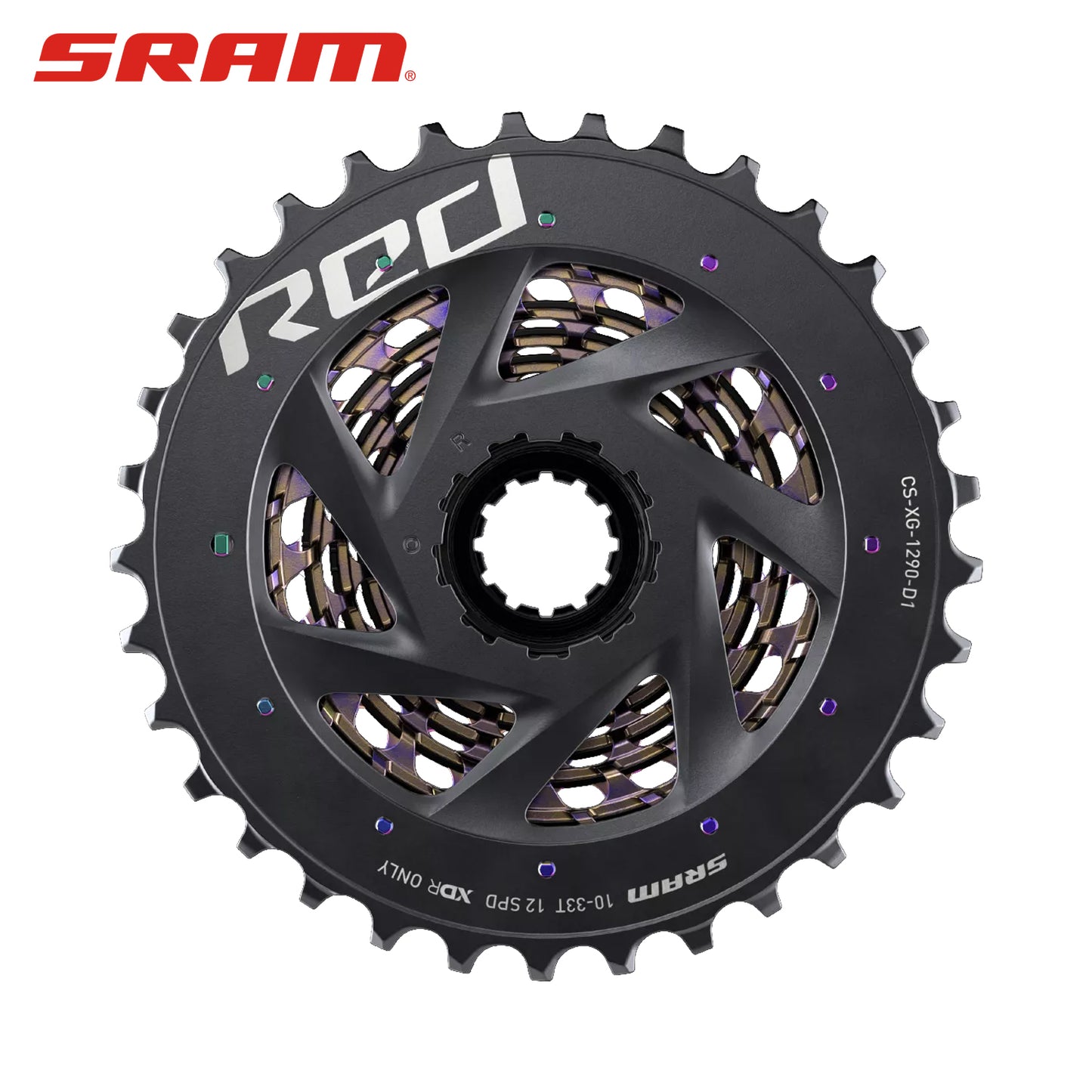 SRAM RED XG-1290 12-Speed Rainbow Cassette Sprocket