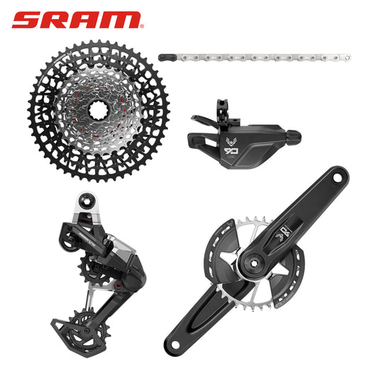 SRAM GX Eagle 90 Groupset 32T DM Chainring, XS 1275 T-Type 10-52T Cassette