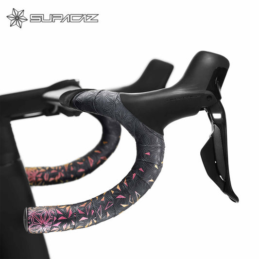 Supacaz Super Sticky Kush Star Fade Bar Tape - Fire Refractor