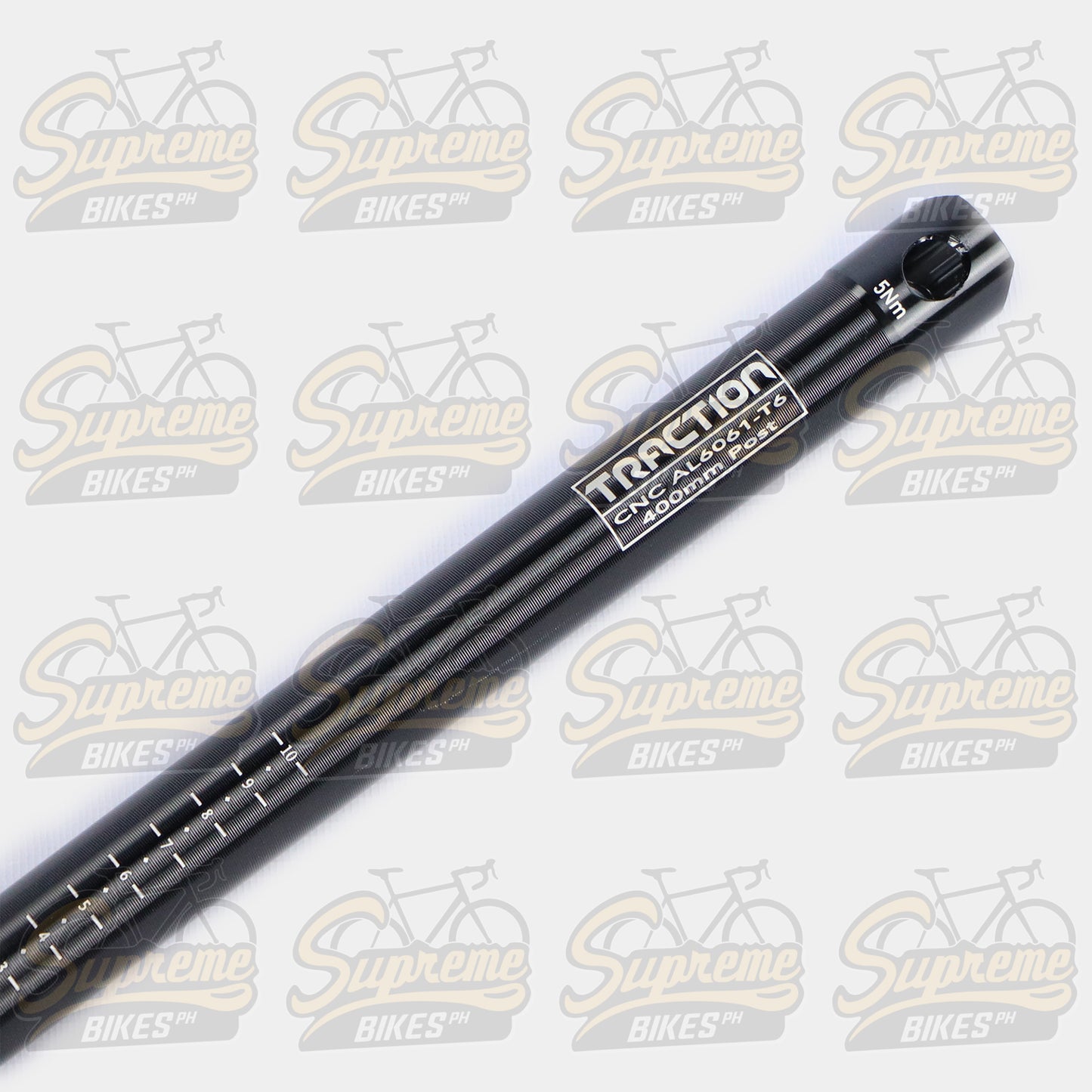 Traction AL6061-T6 CNC Bike Seatpost - Black