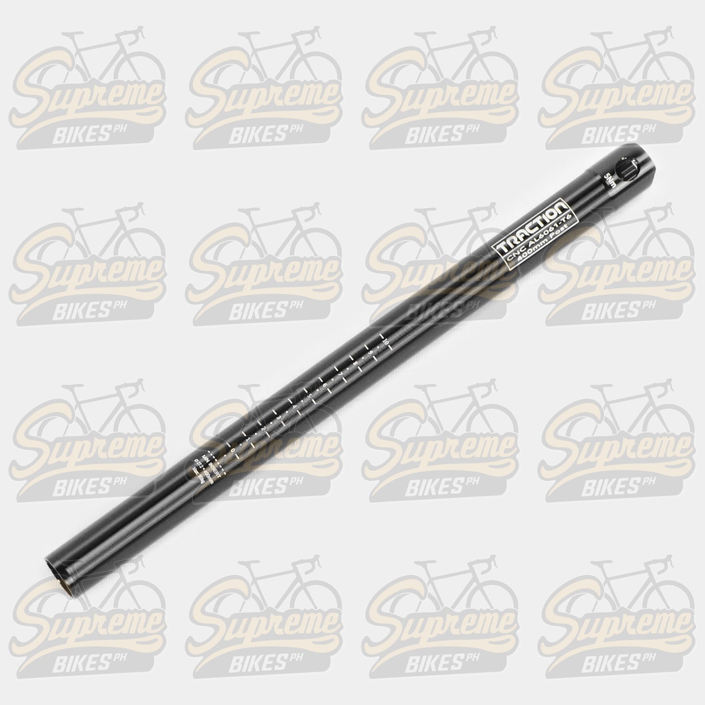 Traction AL6061-T6 CNC Bike Seatpost - Black