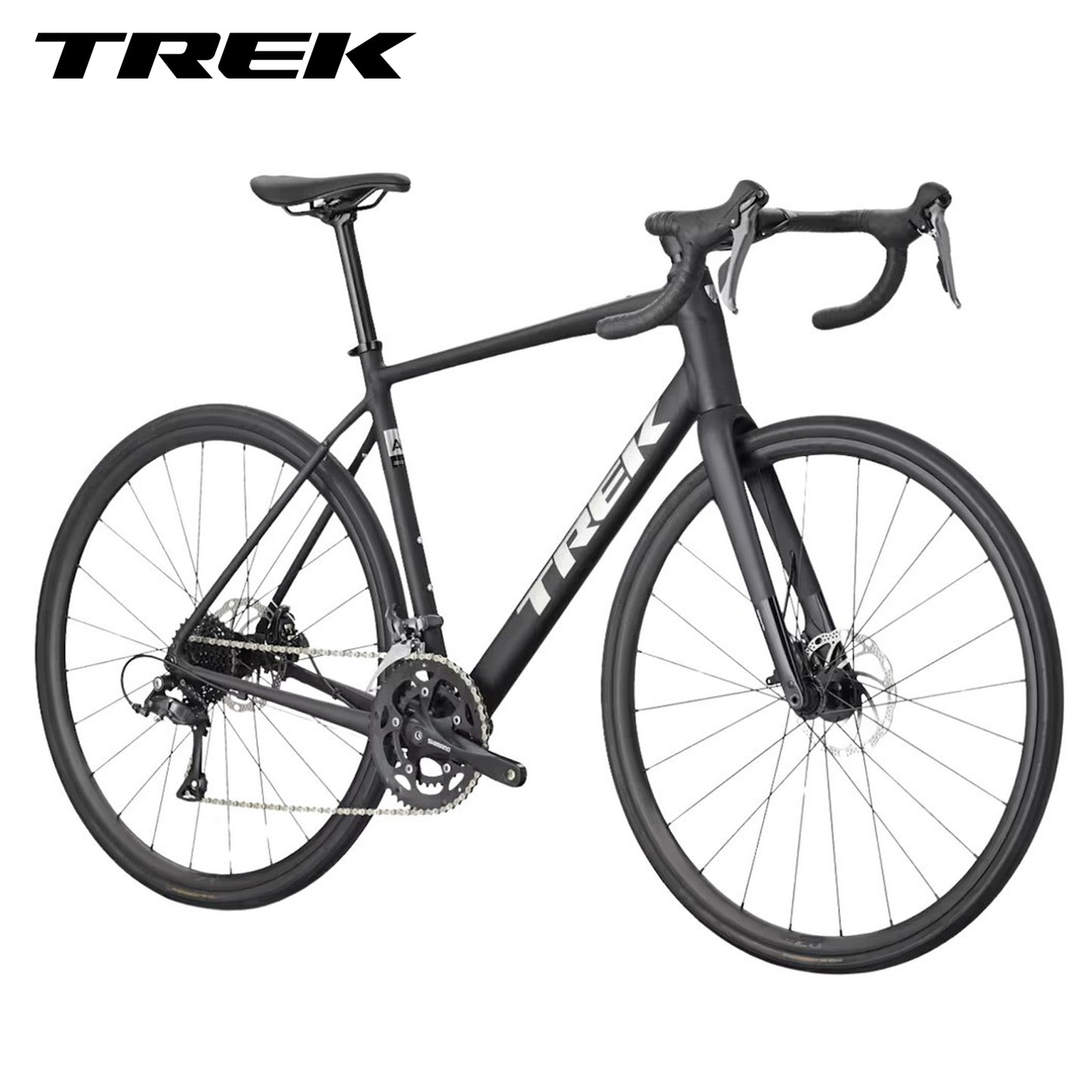 TREK Domane AL 2 Gen 4 Performance Road Bike - Matte Dark Star Black
