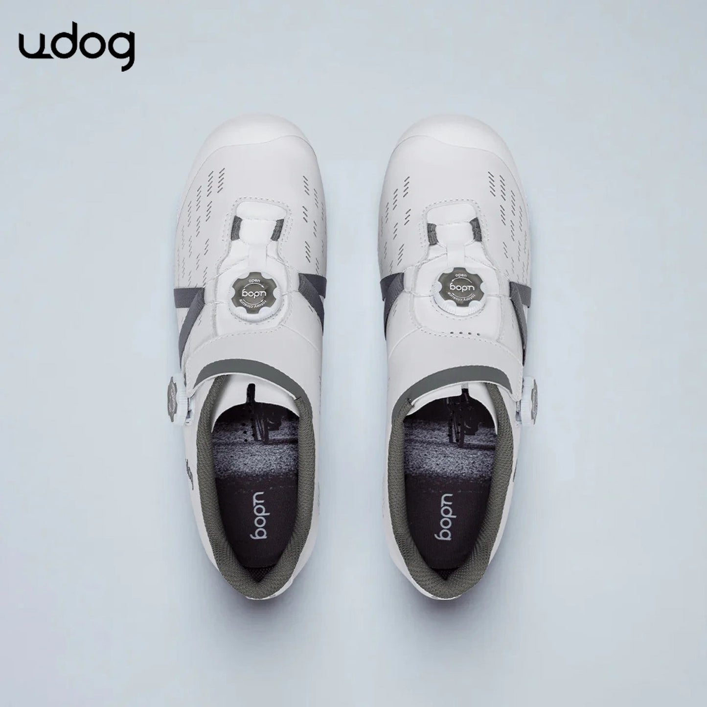Udog CENTO Ergonomic Cycling Shoes - White