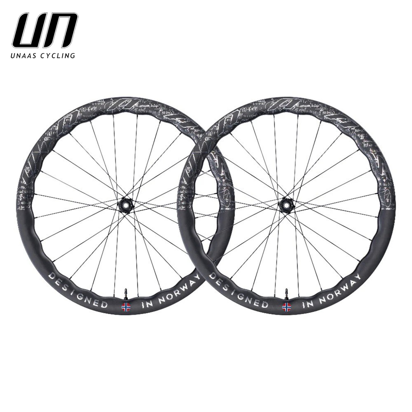 UNAAS HARD2 D50 Disc Brake Wheelset - UD Matte