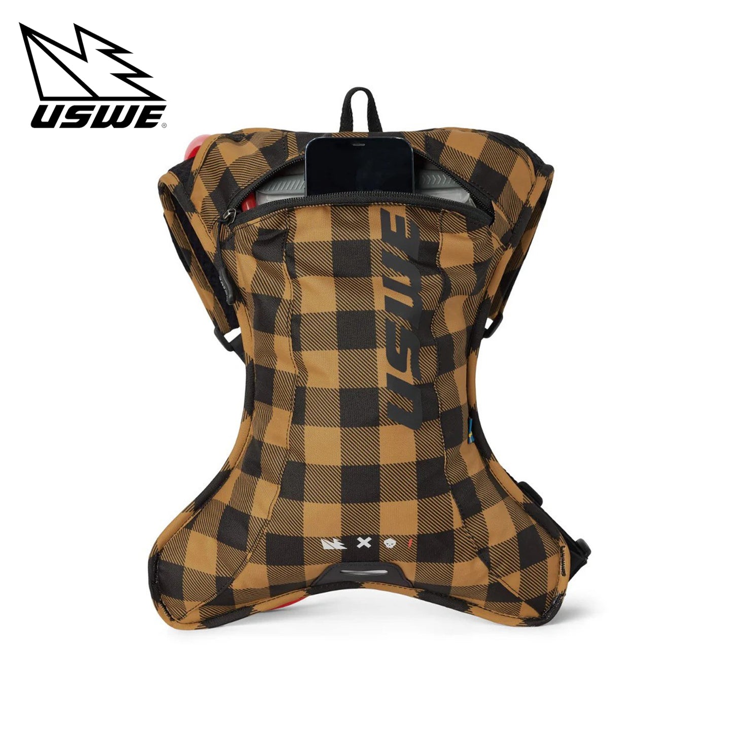 USWE Outlander XC Flannel 2L Hydration Pack - Bronze