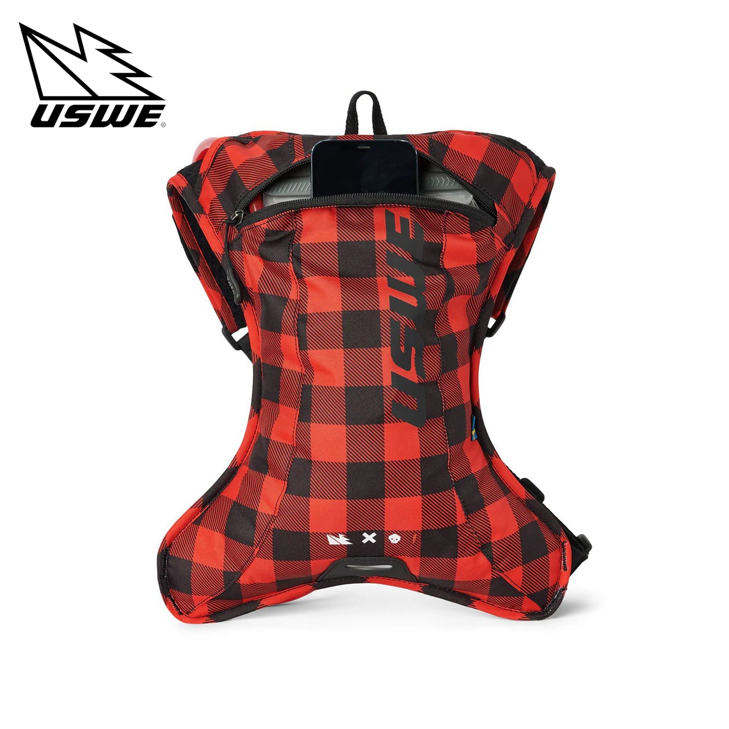 USWE Outlander XC Flannel 2L Hydration Pack - Red