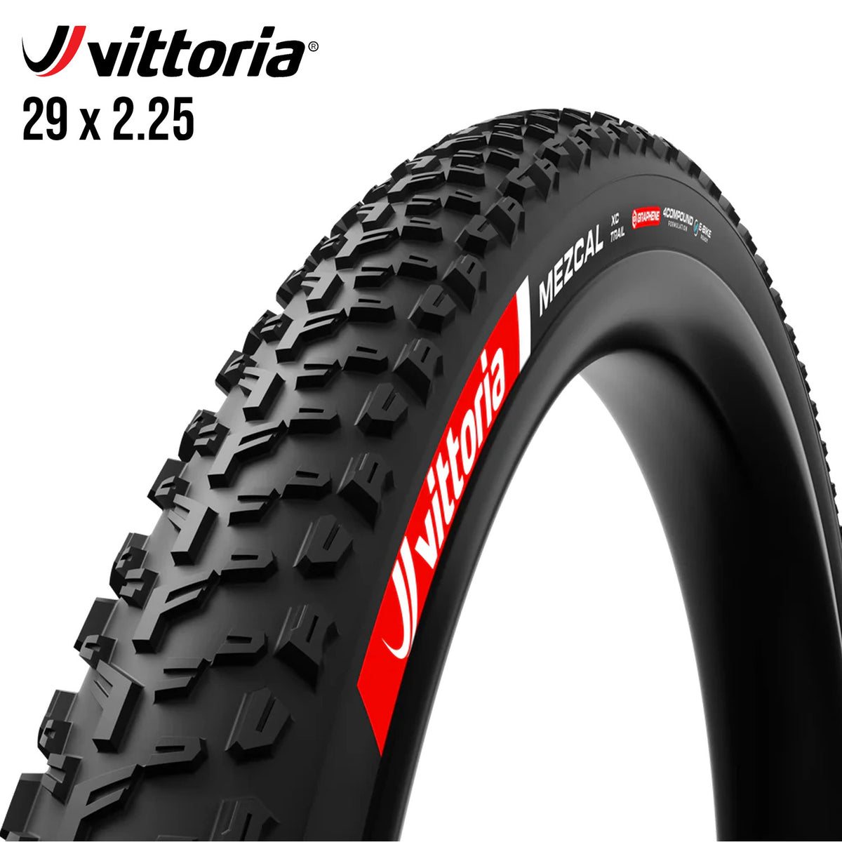 Vittoria Mezcal MTB XC Trail MTB 29er Tubeless-Ready Tire - Black