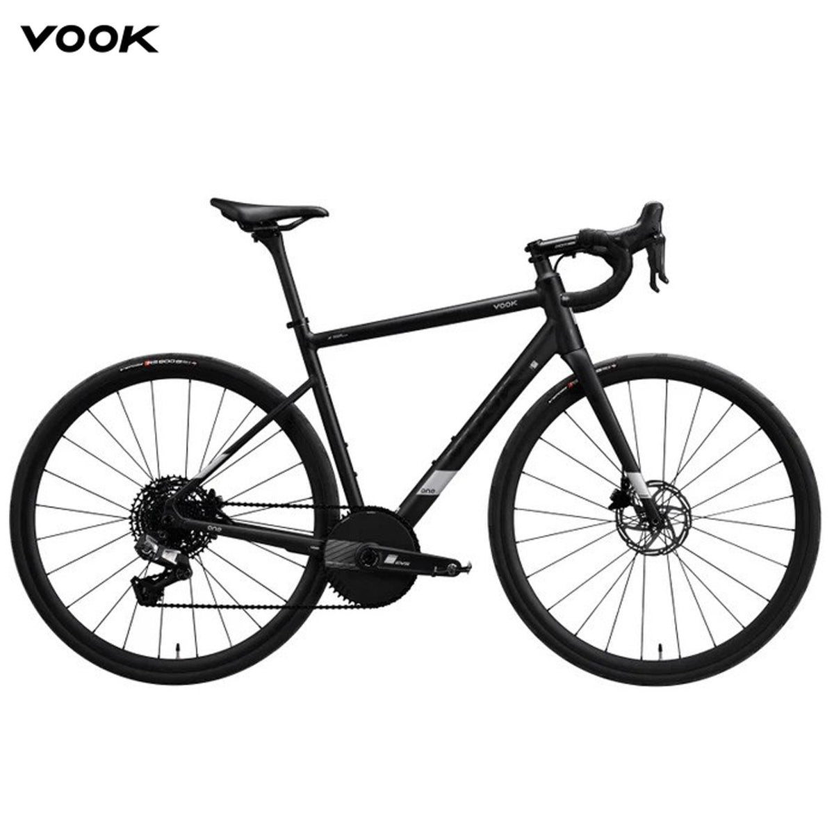 Vook ONE3.0 Road Lightweight Aluminum Alloy Bike - Matte Black