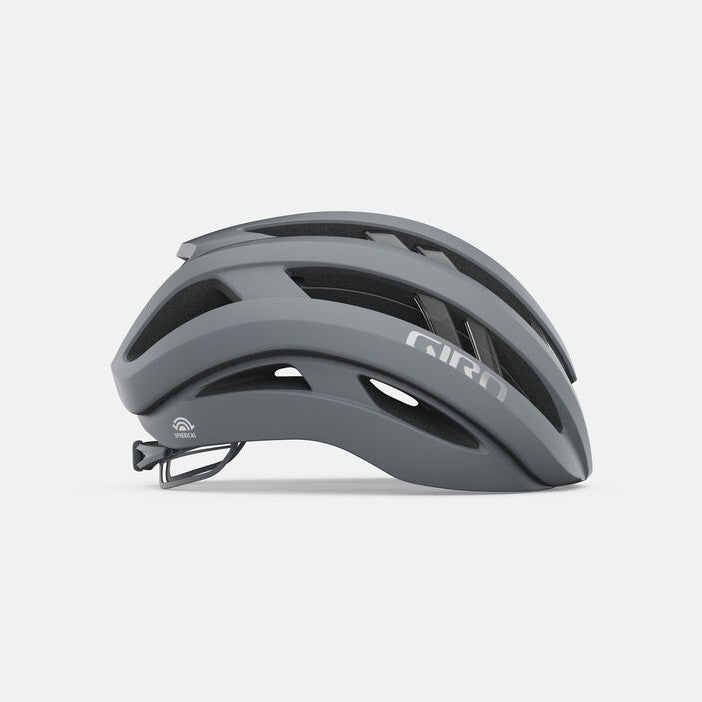 Giro Aries Spherical MIPS Road Bike Helmet - Matte Sharkskin (Gray)