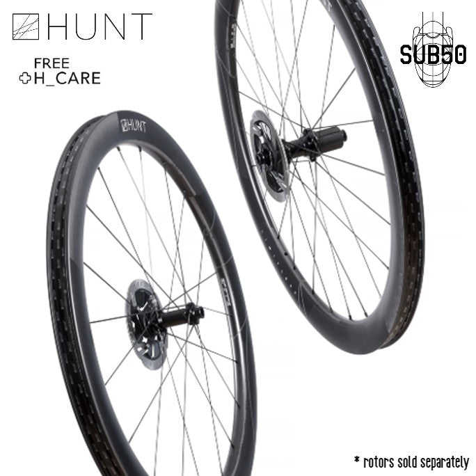 HUNT Sub50 Limitless Aero Disc Wheelset TA 1428 grams