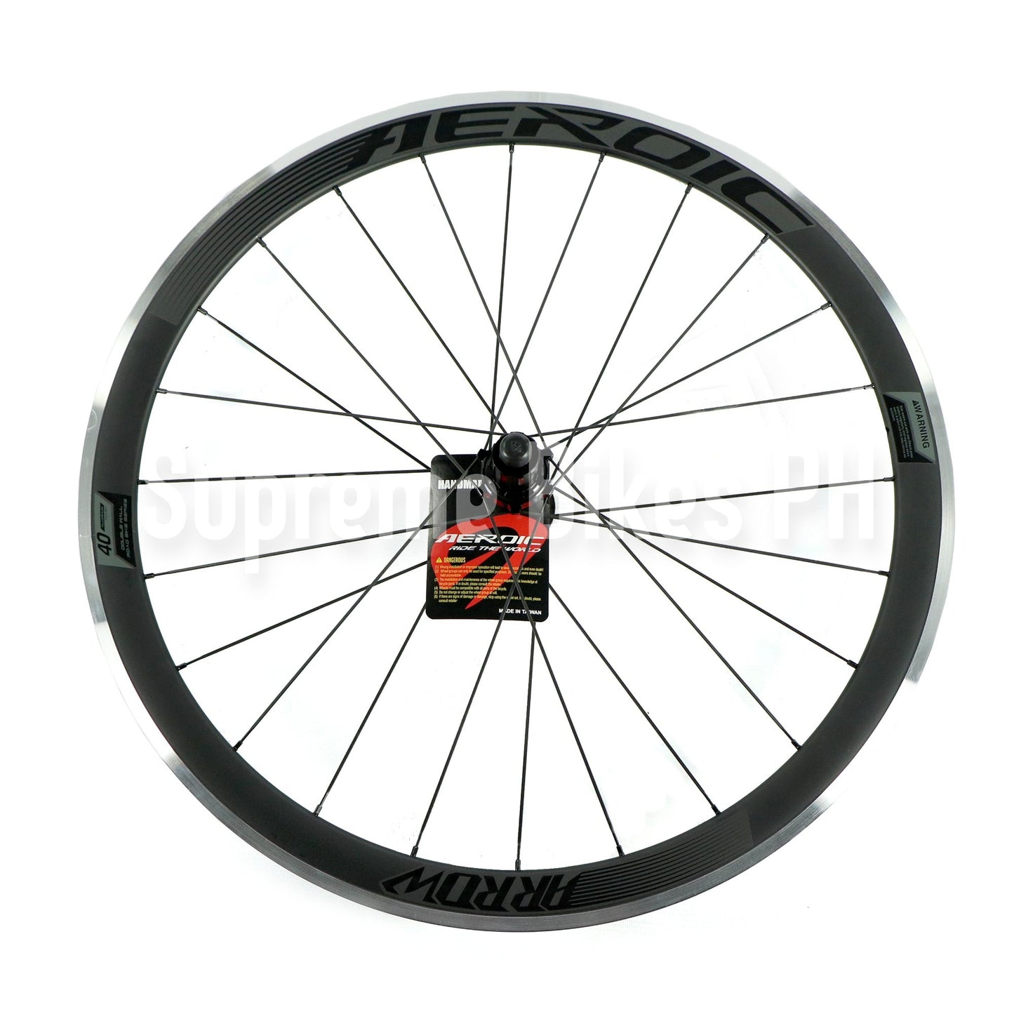 Aeroic Arrow 40 Caliper 700c Rim Brake Road Bike Wheelset HG Hub Pillar Aero Spokes Straightpull