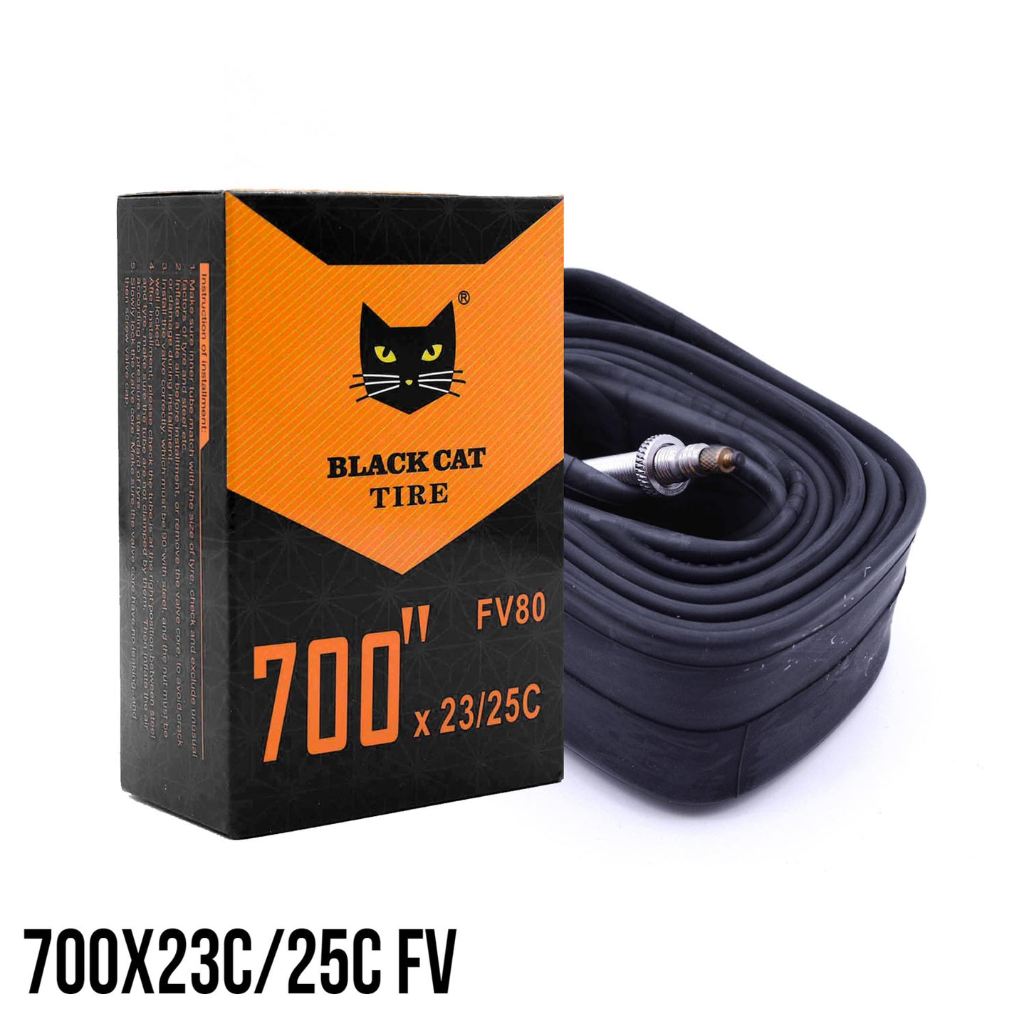 Black Cat Inner Tube 700x23/25c