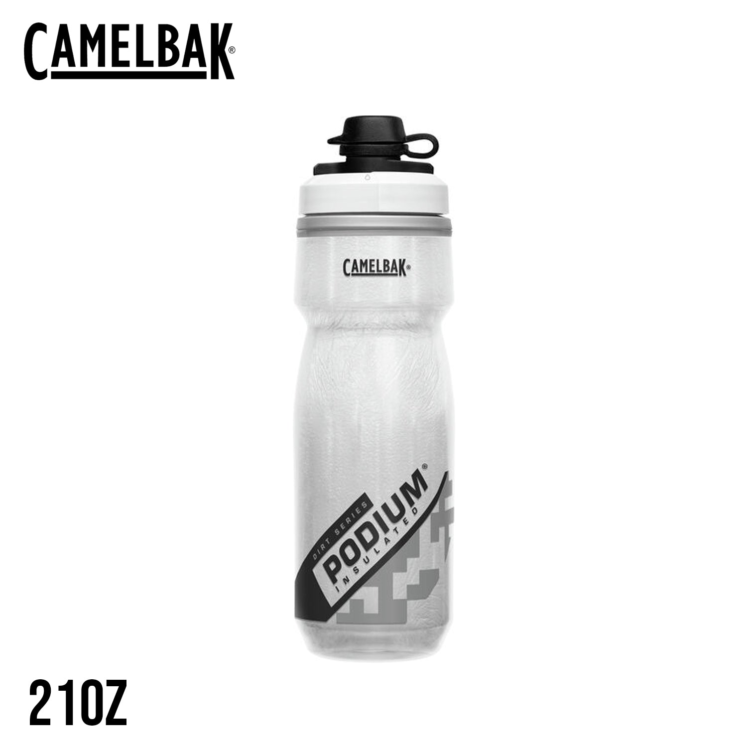 CamelBak Podium Dirt Series Chill 21 21oz Bike Bottle White