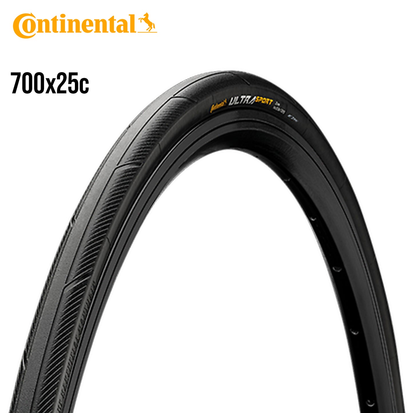 Continental Ultra Sport III Road Race Bike Tire - Black
