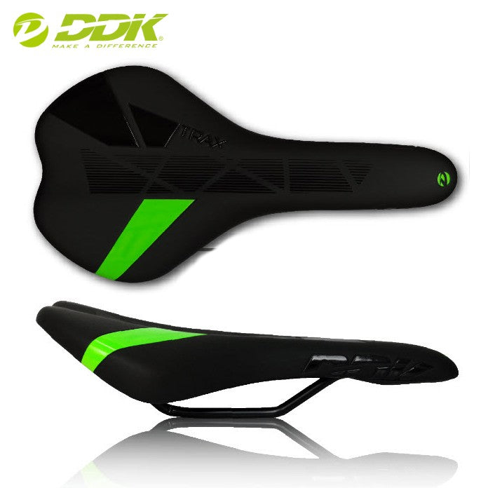 DDK Trax Saddle D5095 145mm 279g Black / Green
