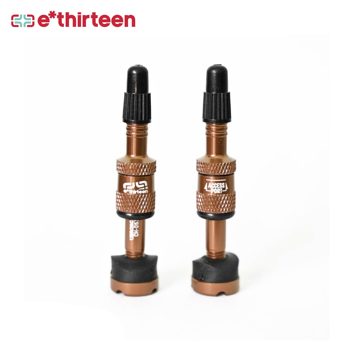 e*Thirteen Tubeless Valve Quick Fill Blk (23-31mm Rim) - Bronze
