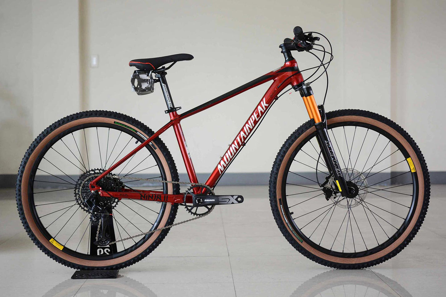 Mountain Peak Ninja II XC Mountain Bike 27.5 SRAM SX - Red