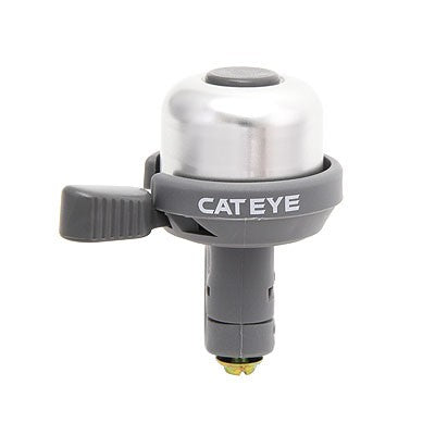 Cateye Lightweight Bicycle Bell PB-1000AL Aluminum - Silver