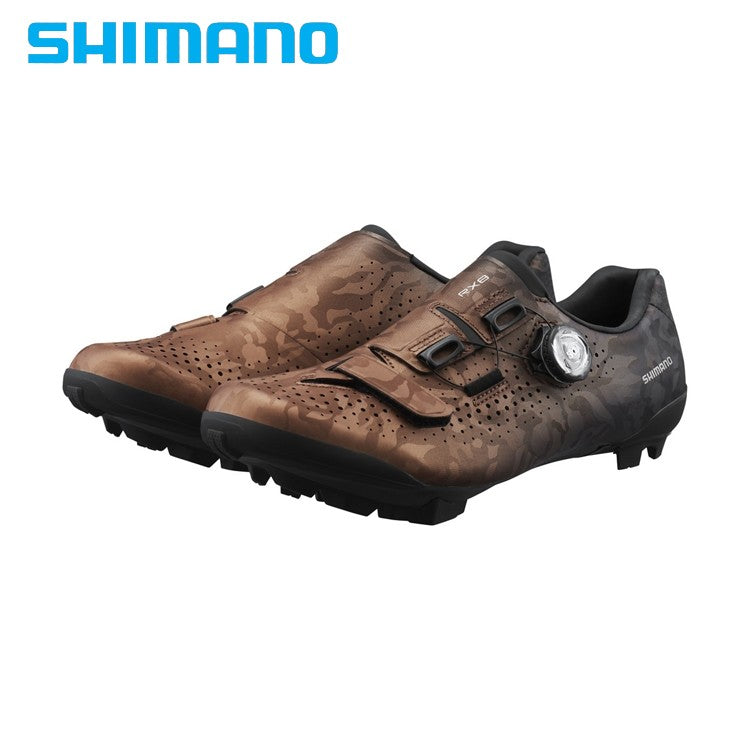 Shimano RX8 Gravel / MTB Carbon Composite Bike Shoes SPD (SH-RX800) - Bronze