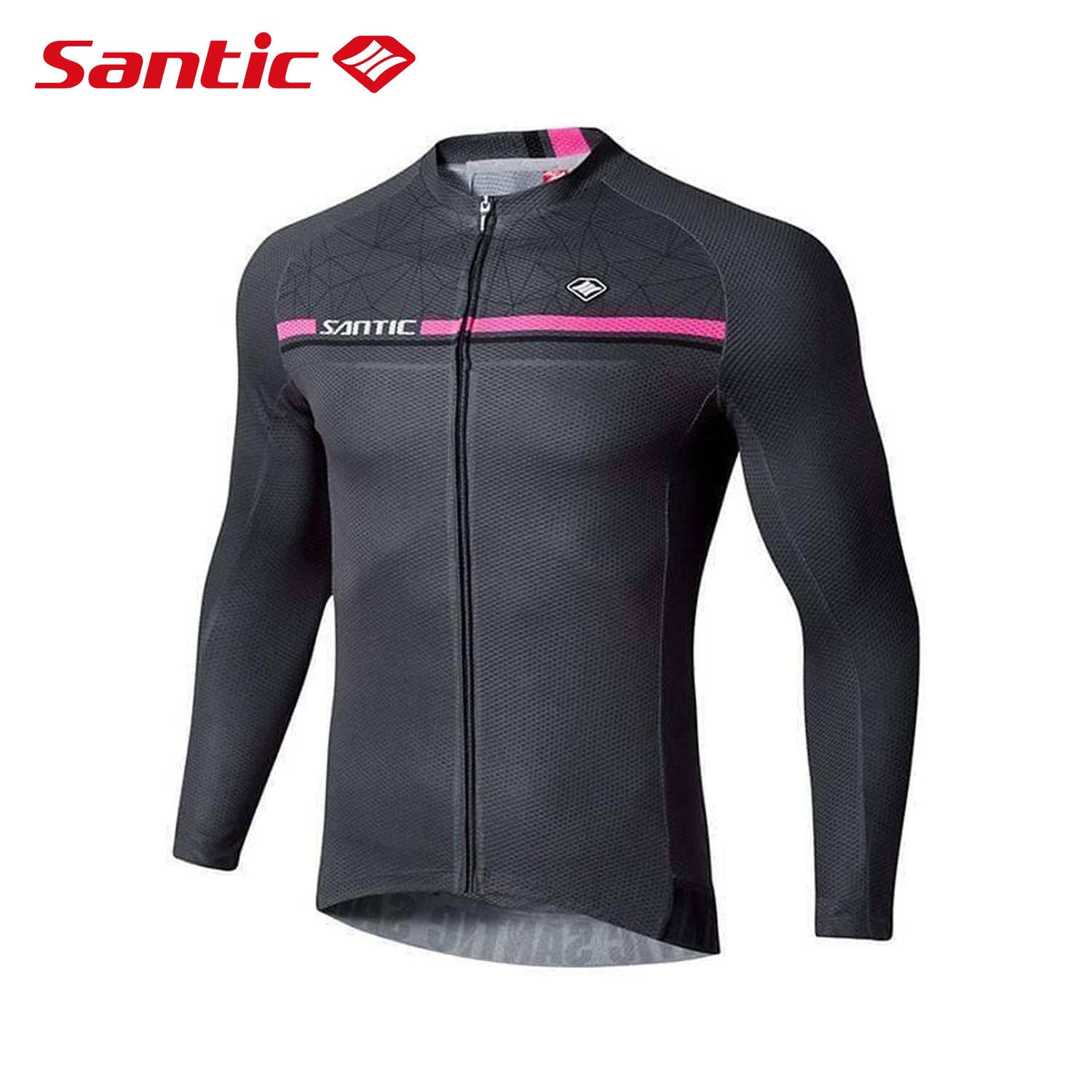 Santic Karen Ⅱ Men's Long Sleeve Spring Summer Jersey Gray