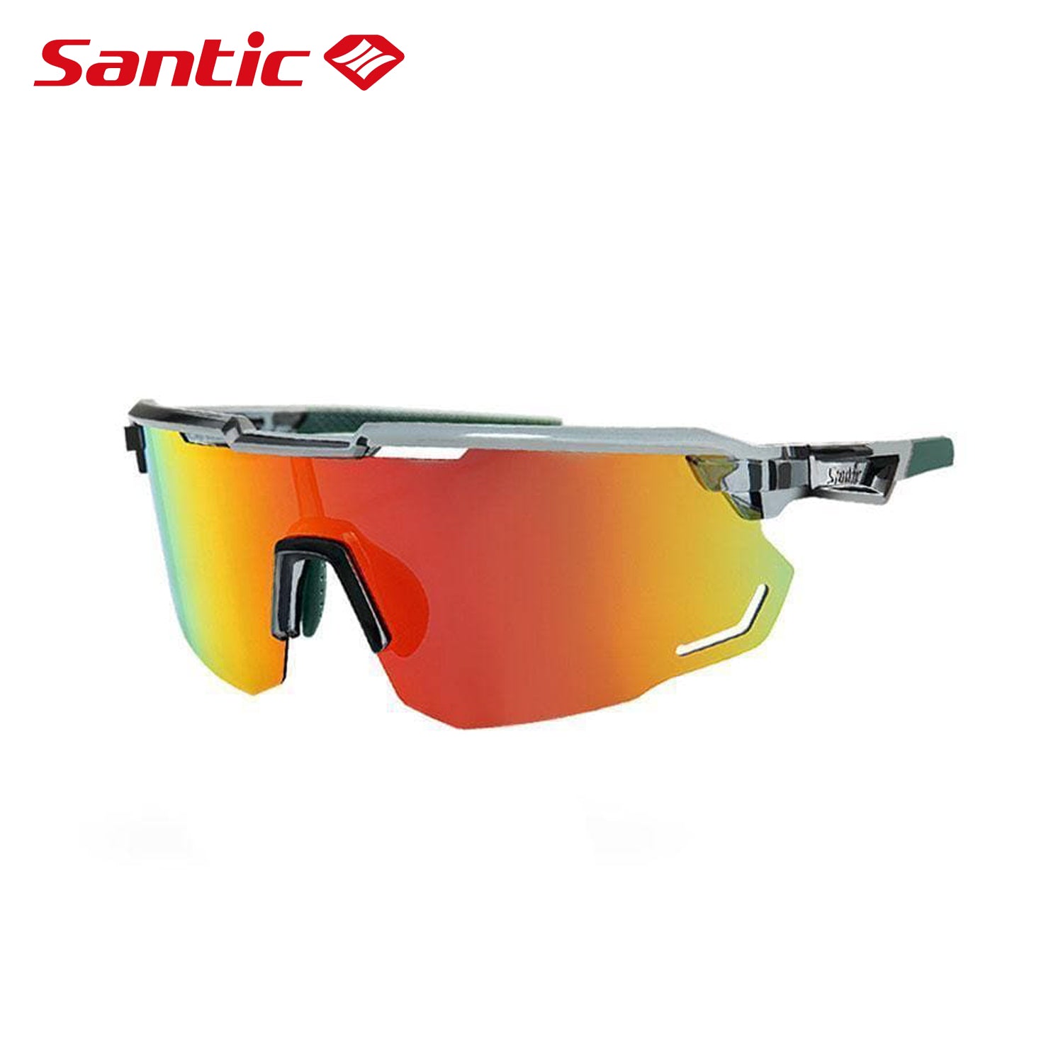 Santic Professional Sports Glasses - Green – Supreme Bikes PH
