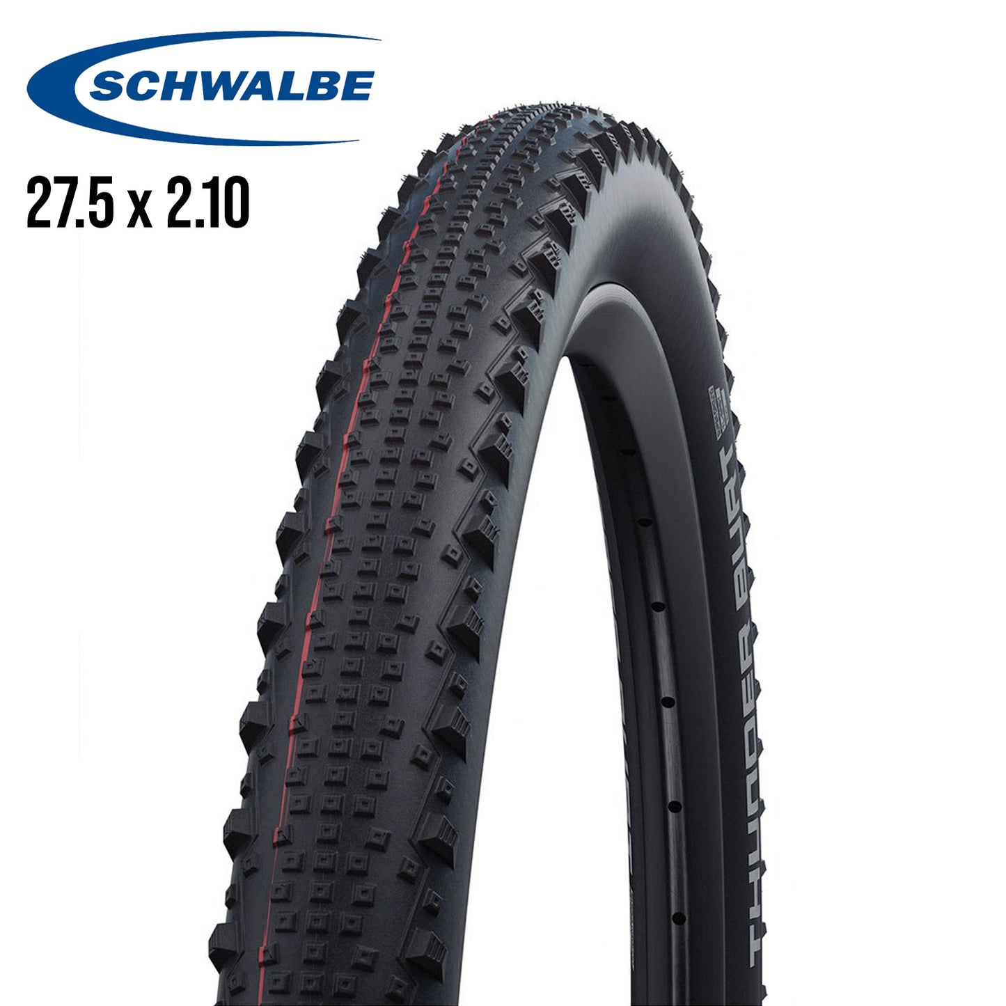 Schwalbe Thunder Burt Mountain Bike Tires ADDIX Speed Tubeless Evolution - Black