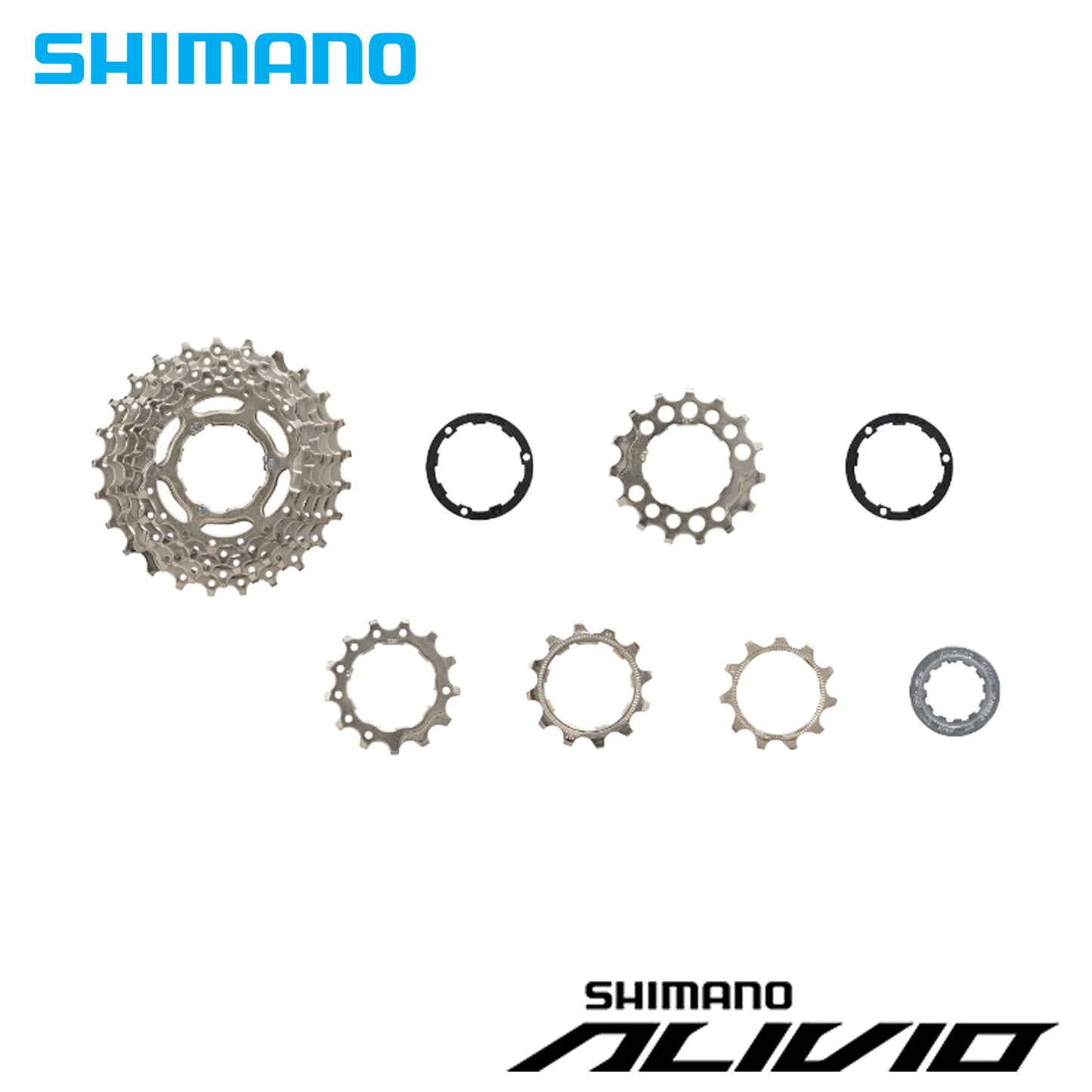 Shimano Alivio M3100 CS-HG400-9 9-Speed - HYPERGLIDE - MTB Cassette Sprocket