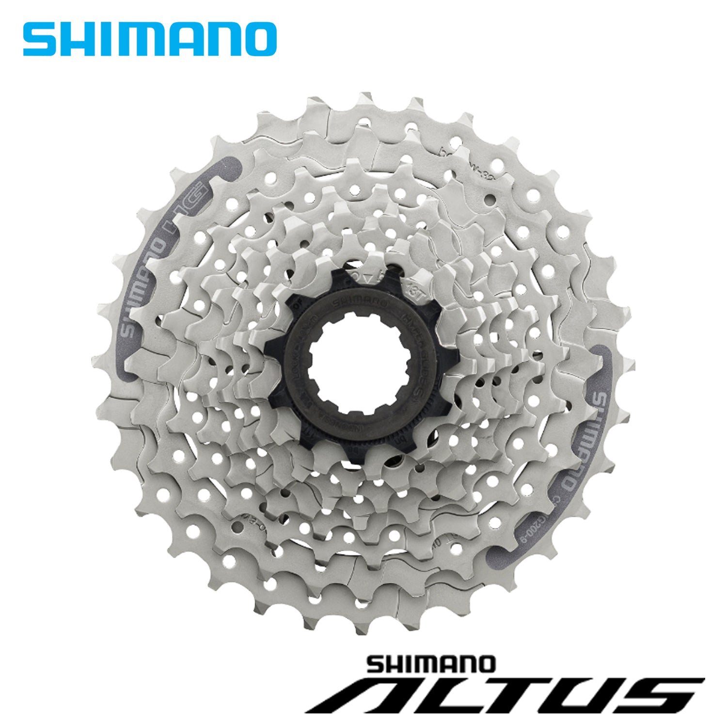 Shimano Altus M2000 CS-HG201-9 9-Speed - HYPERGLIDE - Silver - MTB Cas –  Supreme Bikes PH
