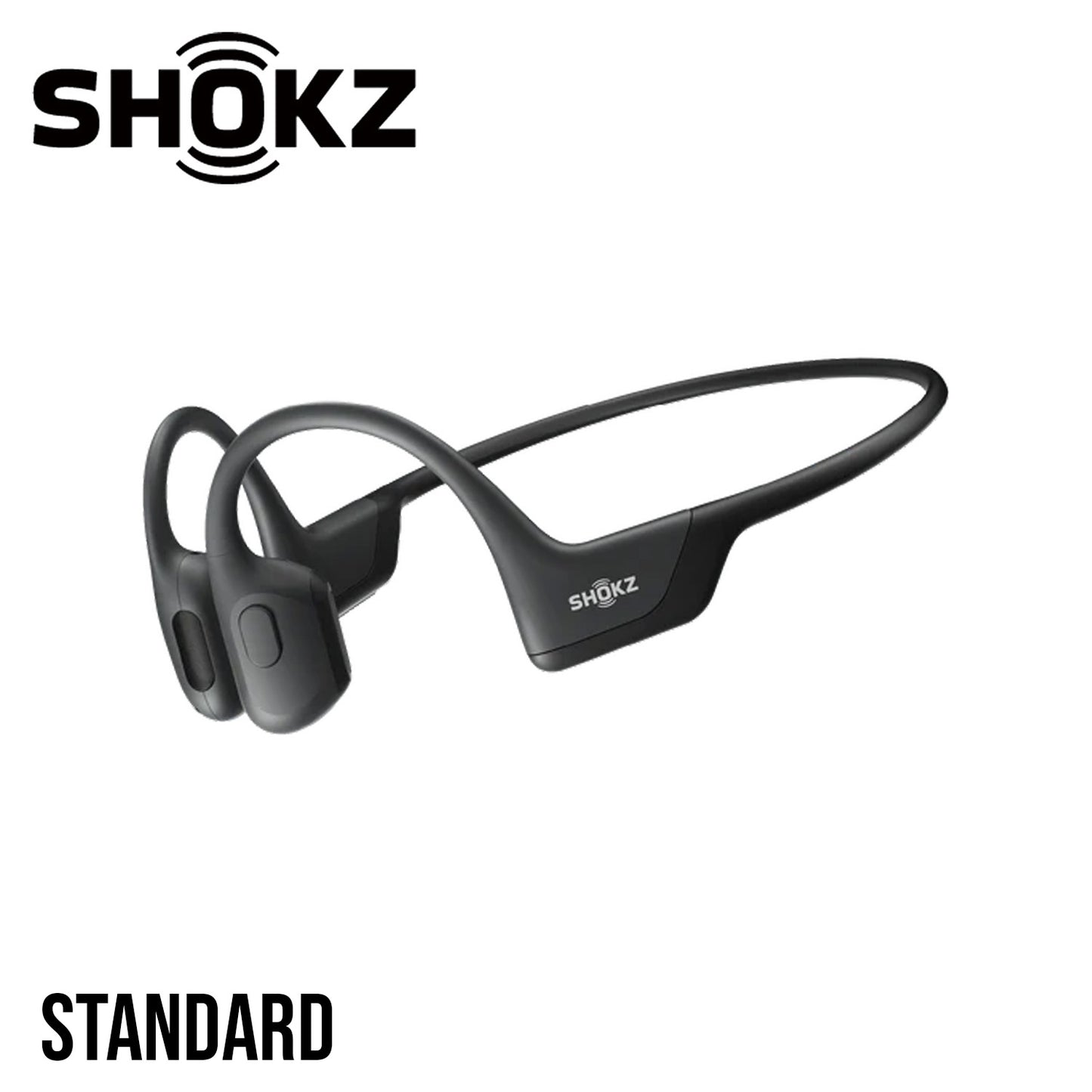SHOKZ OpenRun Pro Premium Bone Conduction Open-Ear Sport Headphones - Black