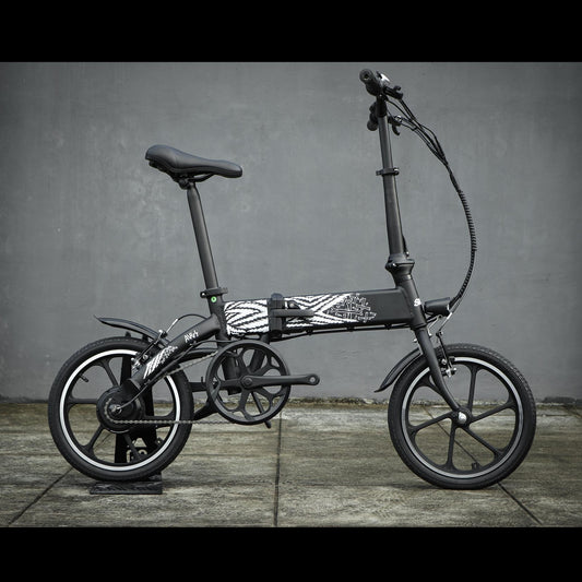 SMCC Folding E-Bike 250 Watts Alloy - AVGS Black