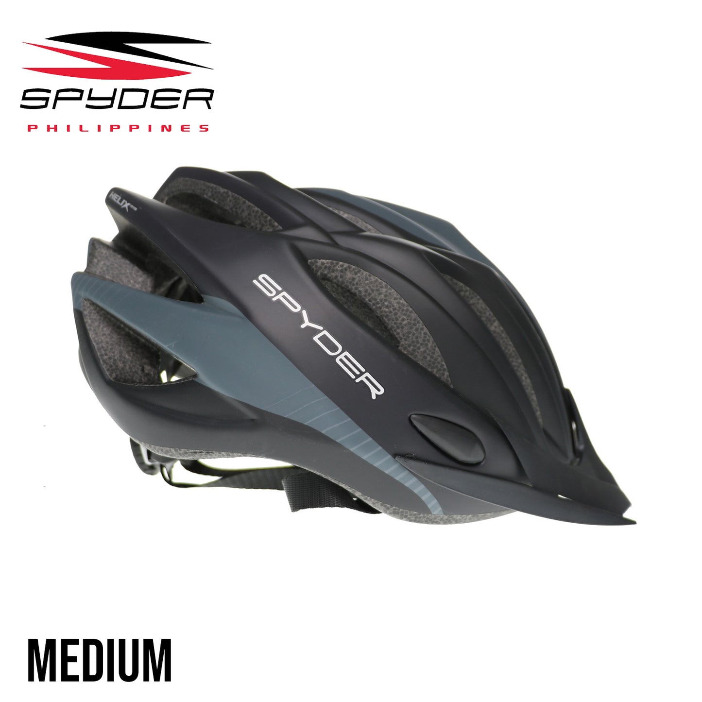 Spyder Helix XC MTB Helmet - Matt Black/Gray