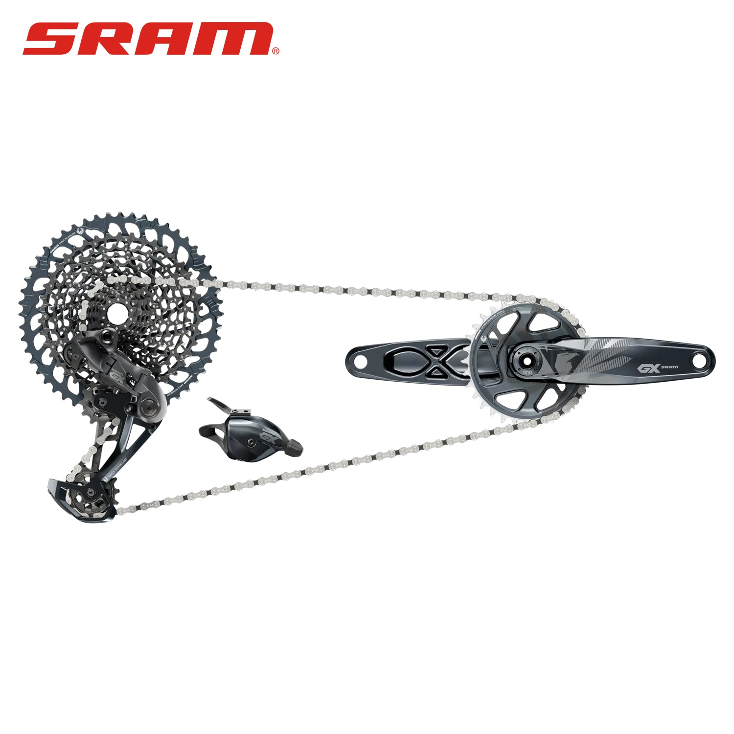 SRAM GX Eagle Groupset 12 Speed 10 52 XD Drive 32T x 170mm Boost Dub Lunar