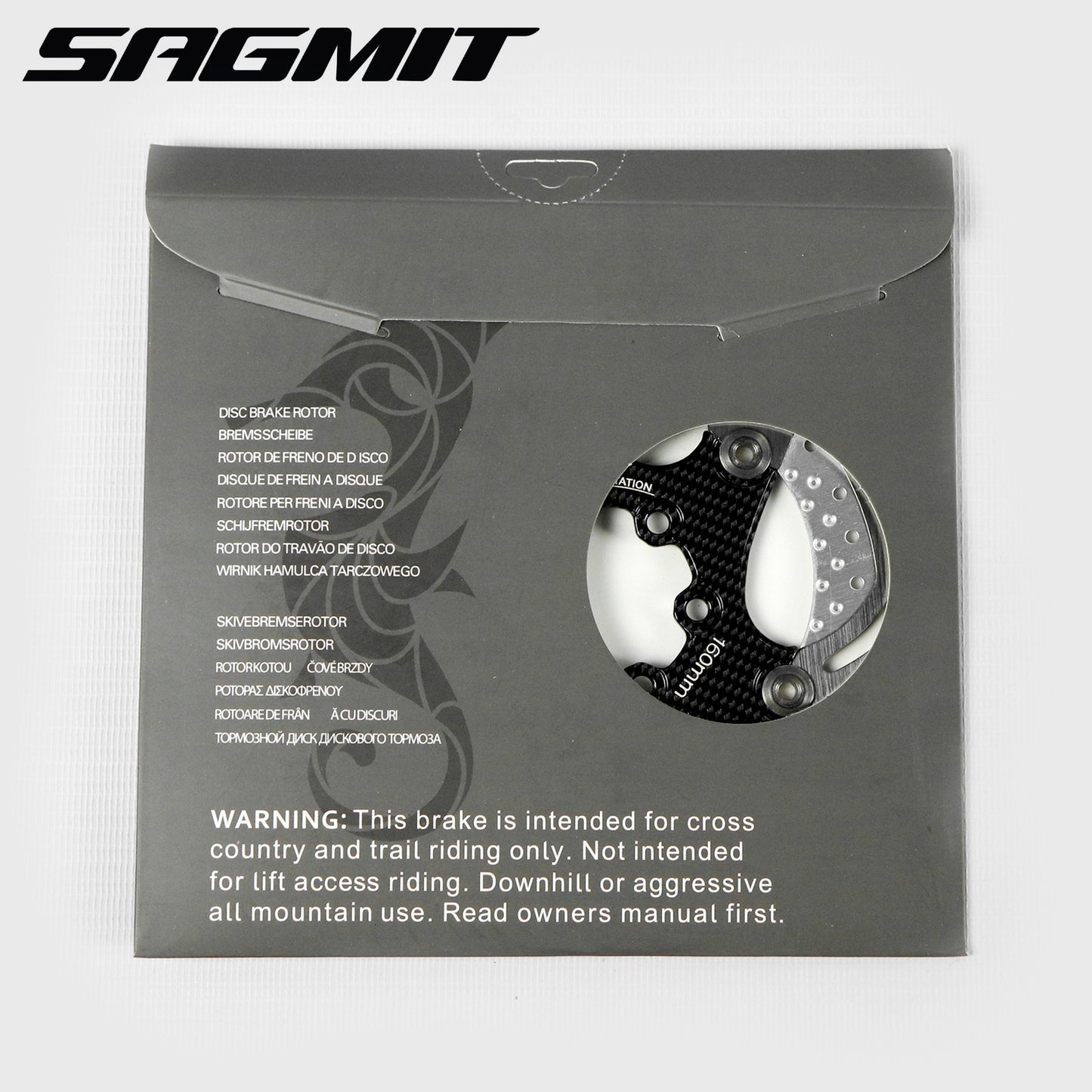 Sagmit Edison Sirius V Ice Tech Floating Rotor 160mm - Black