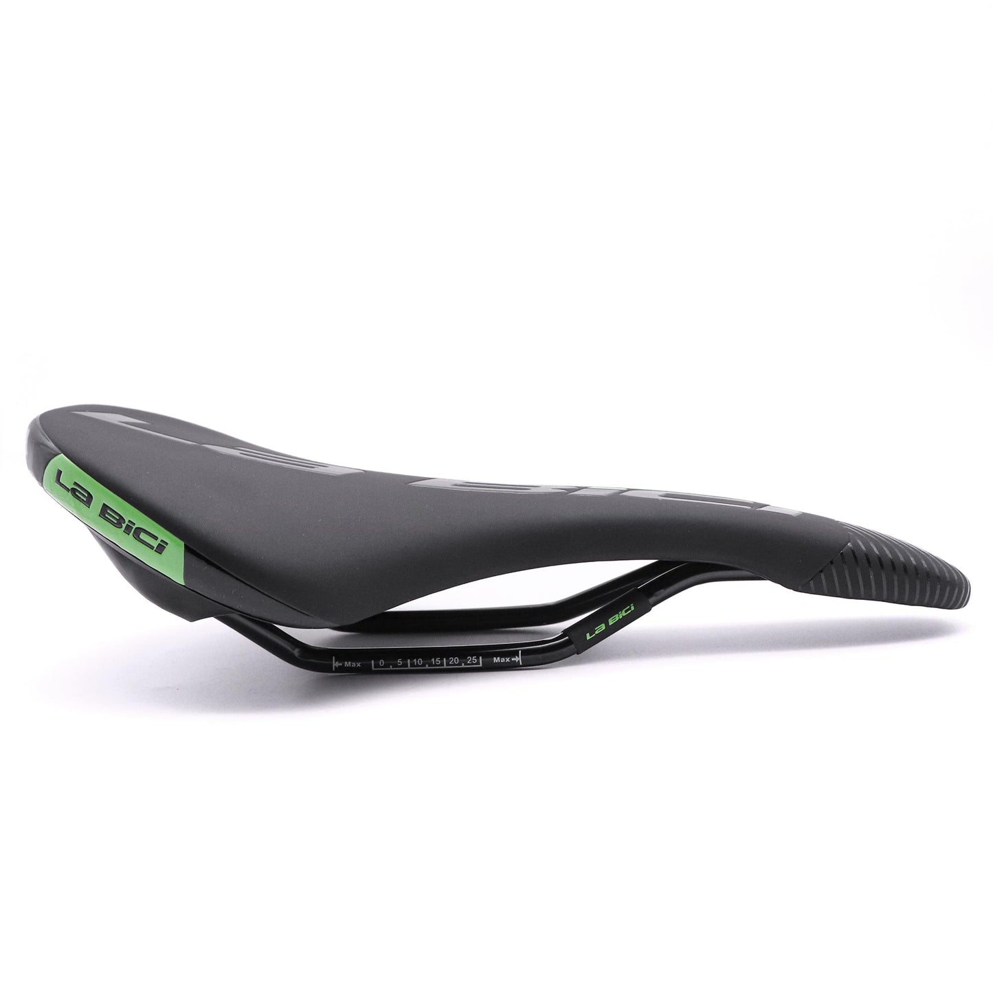 La Bici U4 Narrow Race Saddle 130mm 285g - Black / Green