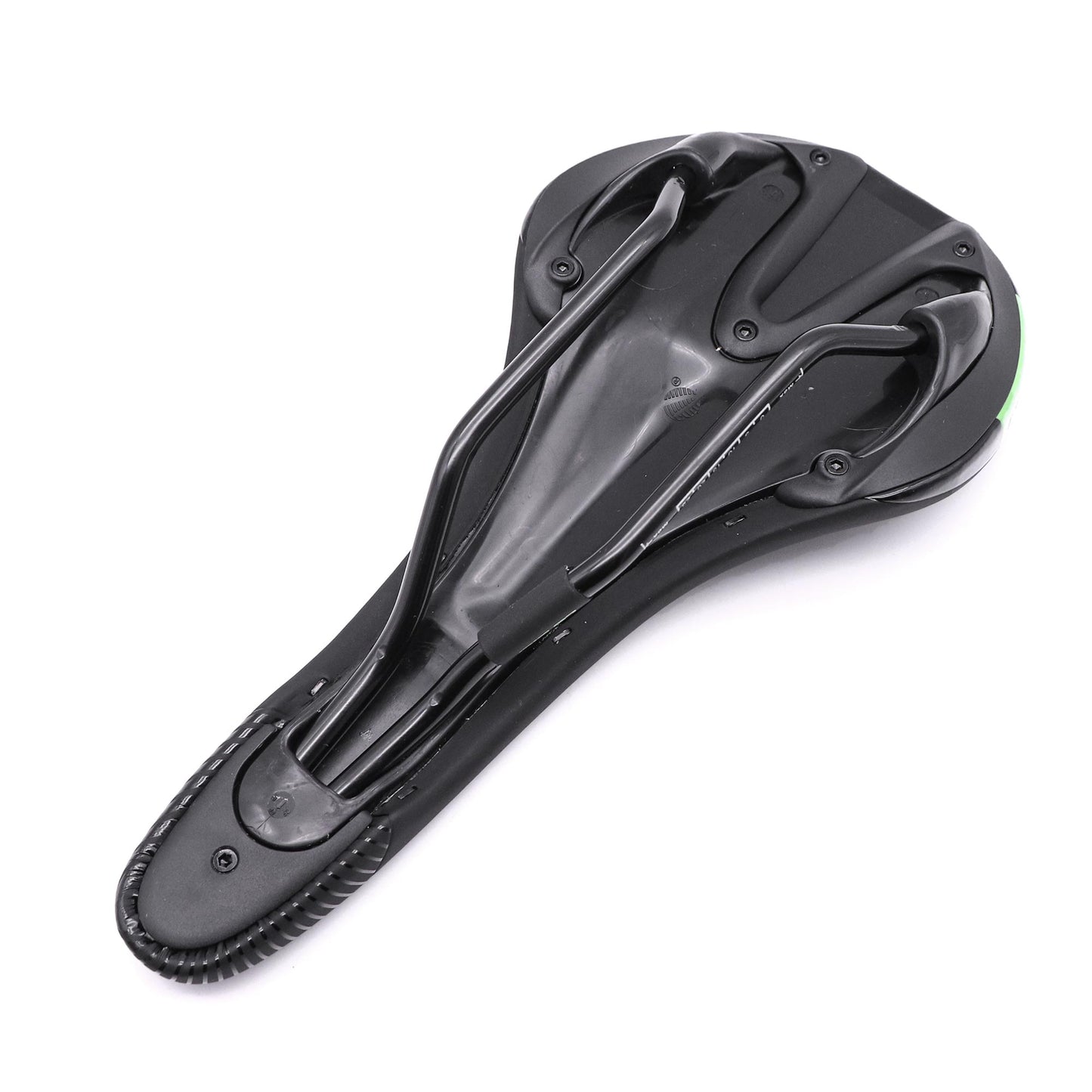 La Bici U4 Narrow Race Saddle 130mm 285g - Black / Green