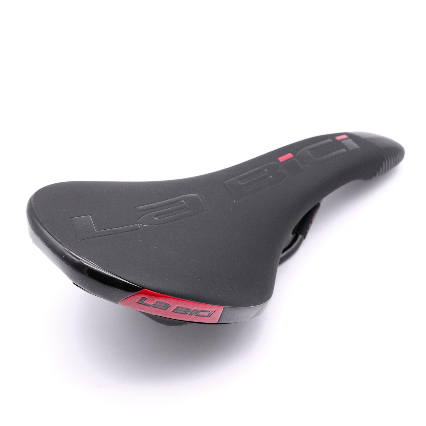 La Bici U4 Narrow Race Saddle 130mm 285g - Black / Red