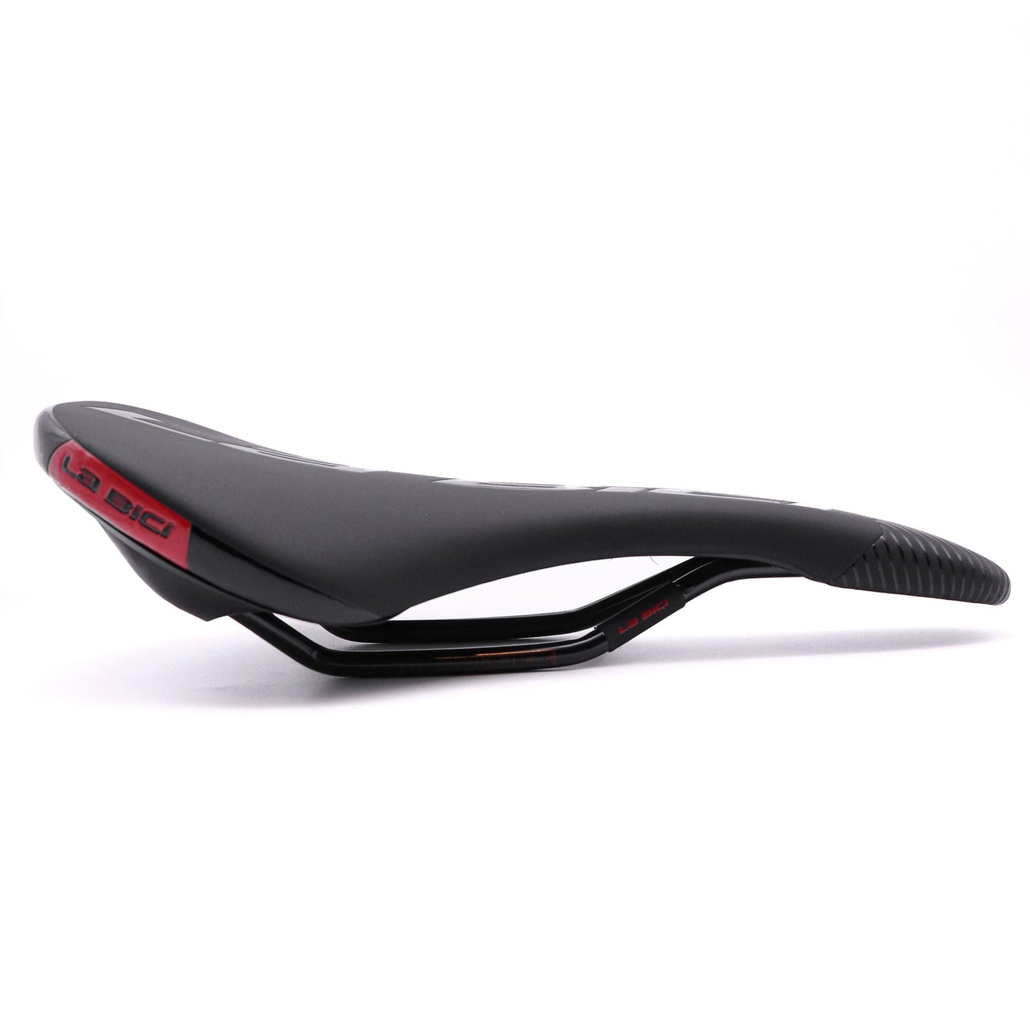 La Bici U4 Narrow Race Saddle 130mm 285g - Black / Red
