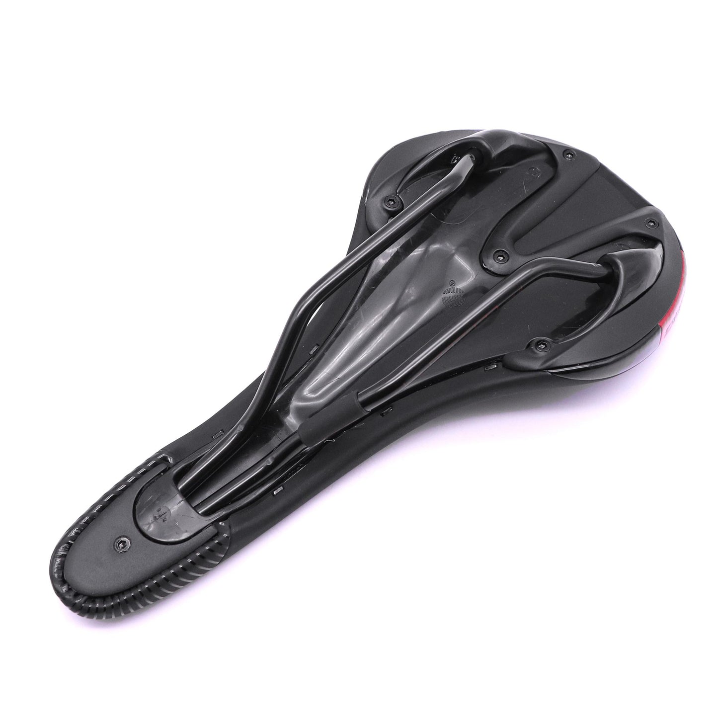 La Bici U4 Narrow Race Saddle 130mm 285g - Black / Red