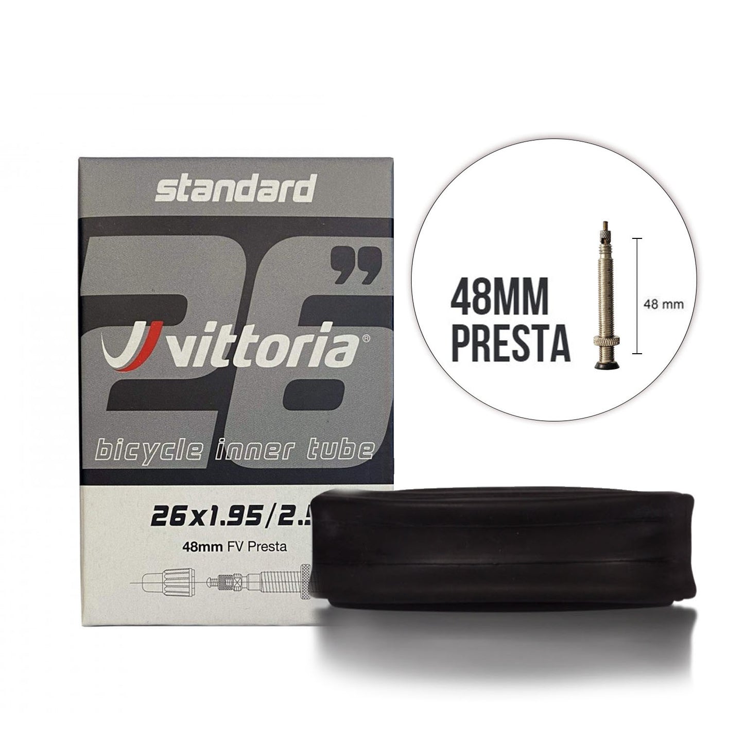 Vittoria Standard Butyl Inner Tubes for MTB 26er