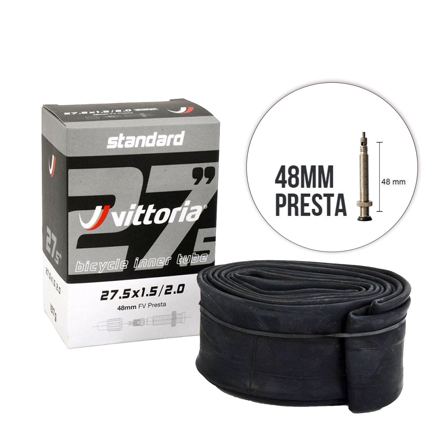 Vittoria Standard Butyl Inner Tubes for Gravel 650b / 27.5