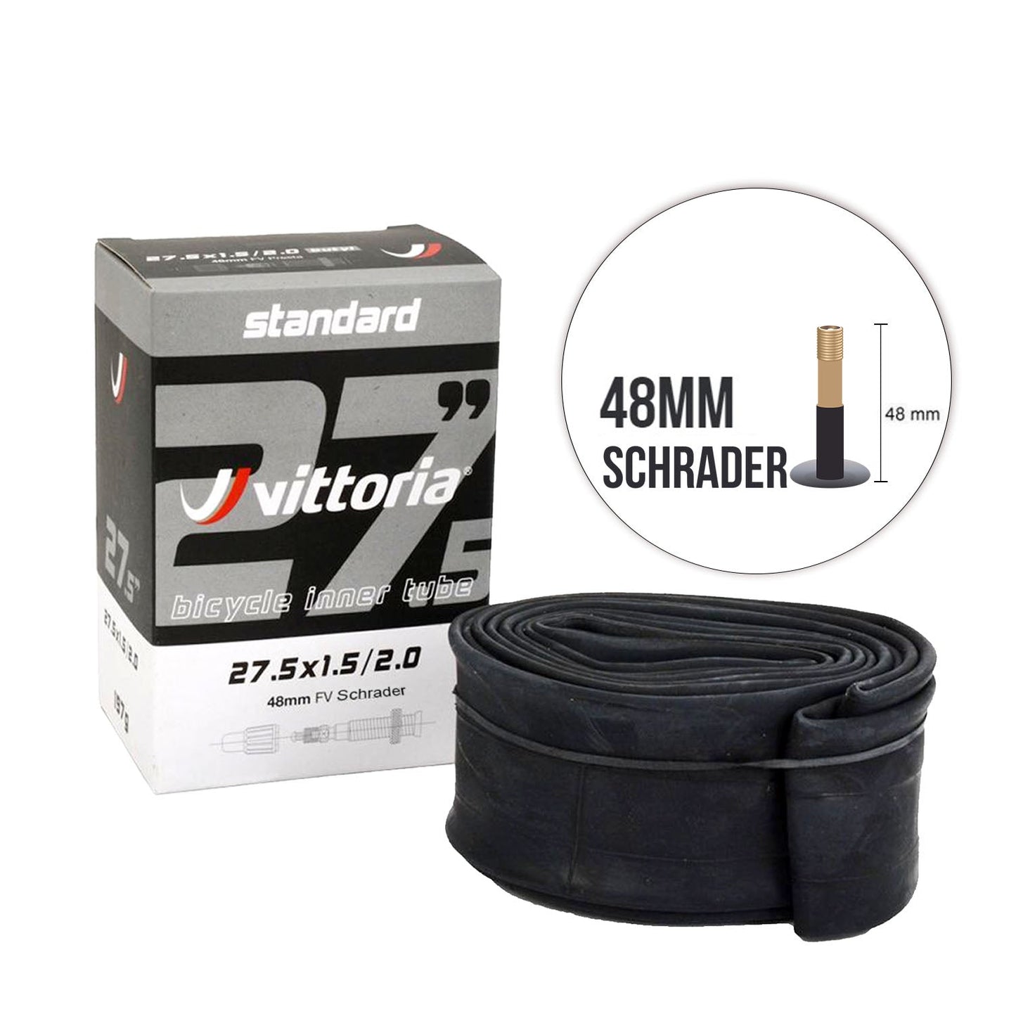 Vittoria Standard Butyl Inner Tubes for Gravel 650b / 27.5