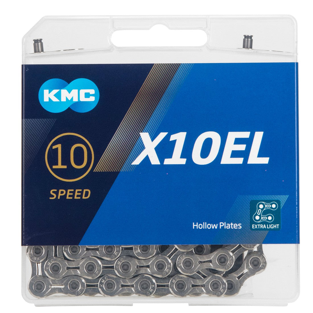 KMC X10EL Extra Light 10-Speed Bike Chain 116 Links - Silver