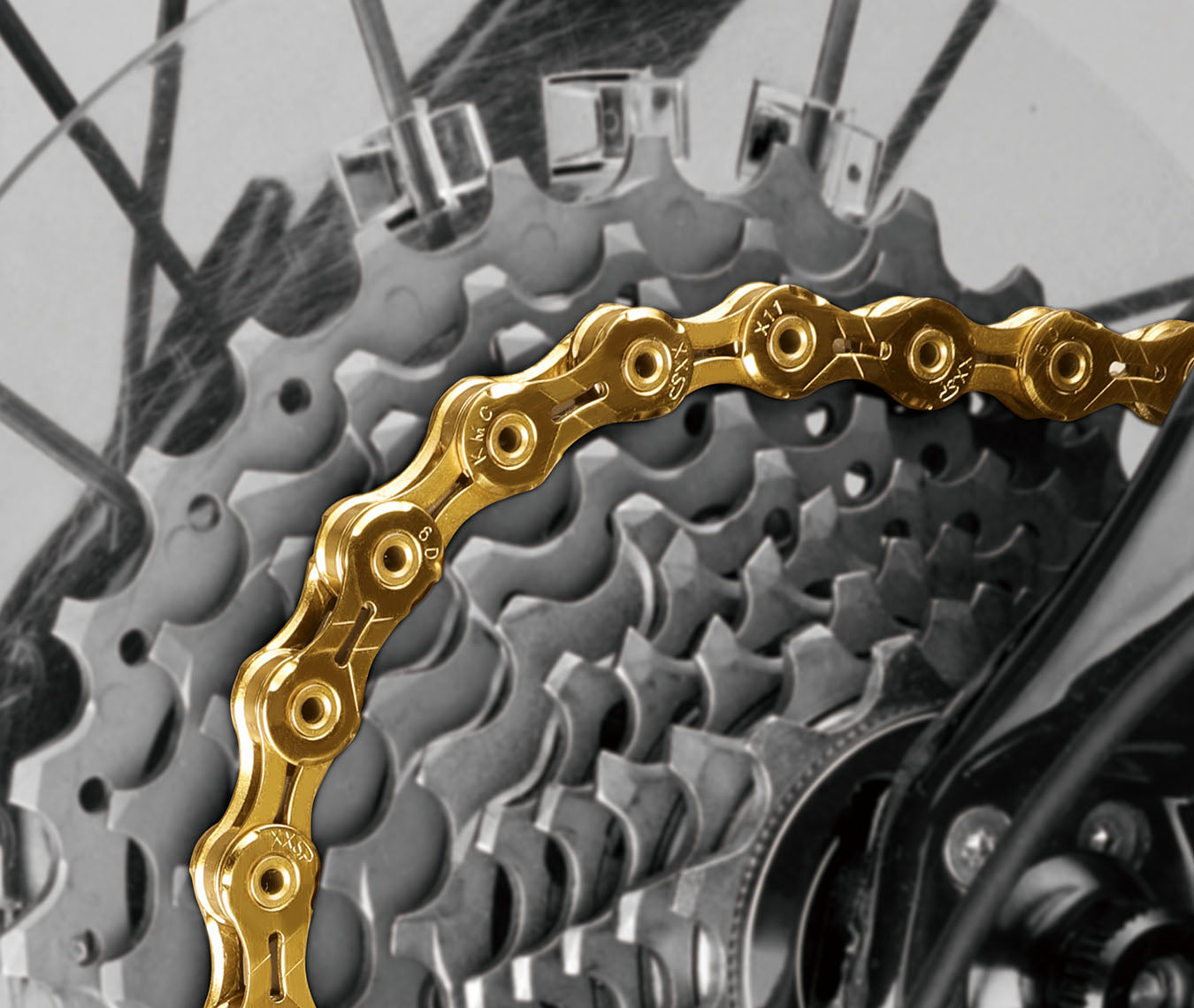 KMC X11SL Super Light 11-Speed Bike Chain 118 Links - Gold