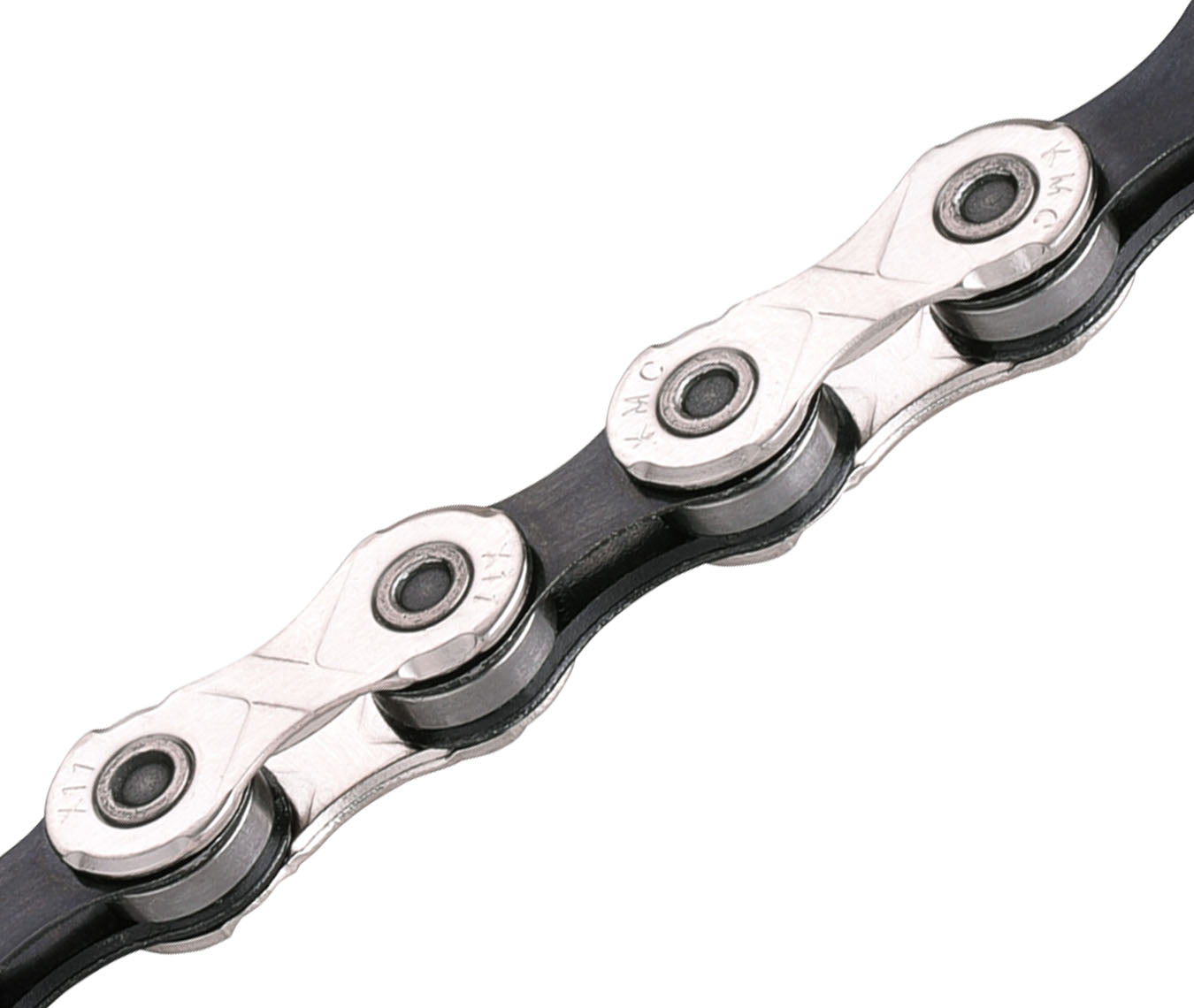 KMC X11 11-Speed Bike Chain 118 Links - Silver / Black
