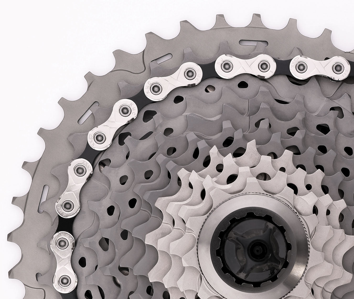 KMC X11 11-Speed Bike Chain 118 Links - Silver / Black