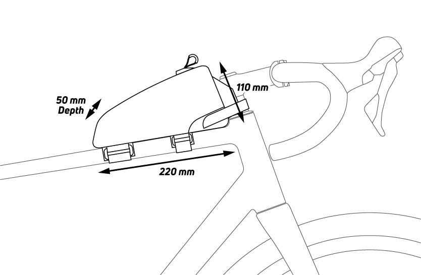 Zefal Z Adventure T1 Bike Top Tube Bag