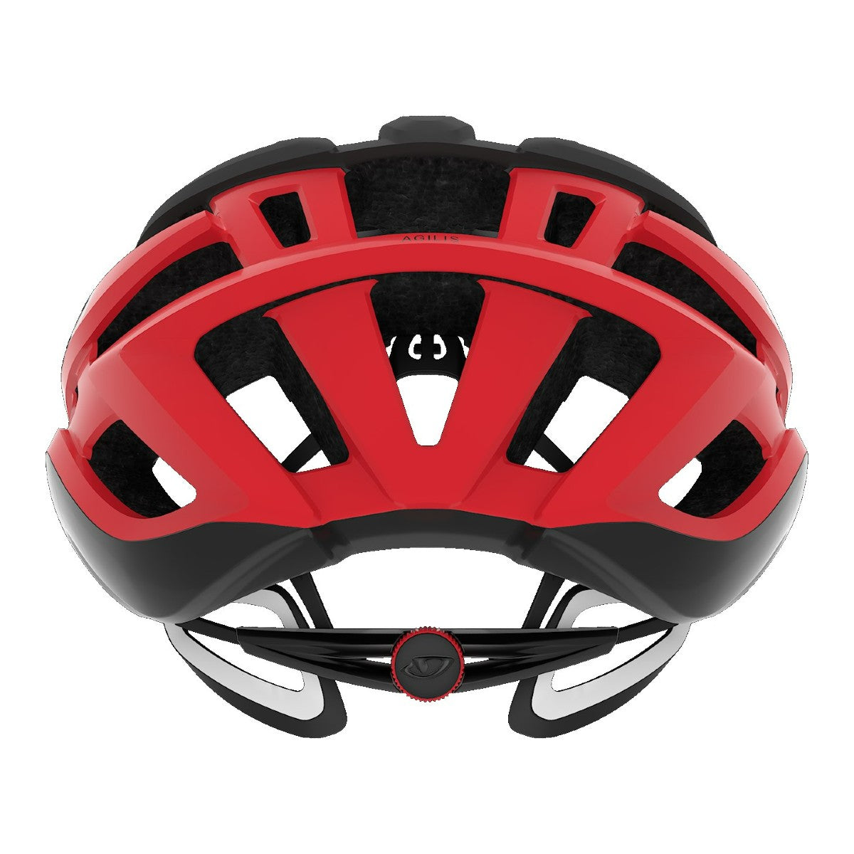 Giro Agilis Bike Helmet - Matte Black / Bright Red (Non-MIPS)